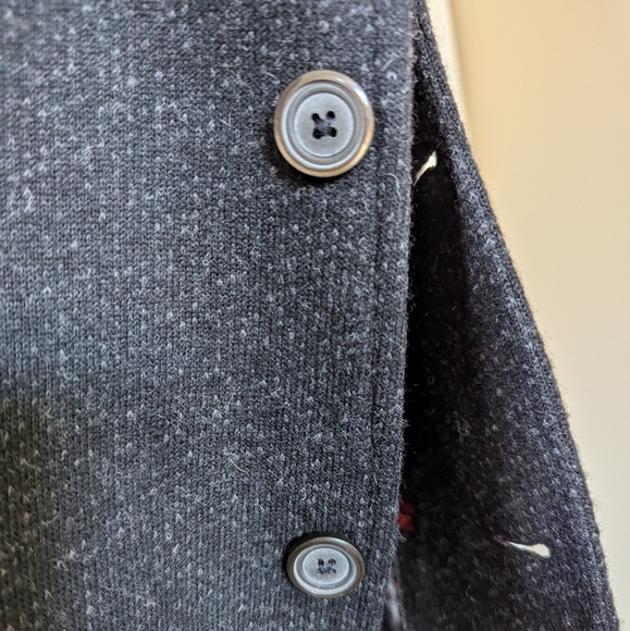 Bugatti Wool Jacket like new 38 R 38R charcoal grey tweed - Picture 9 of 16